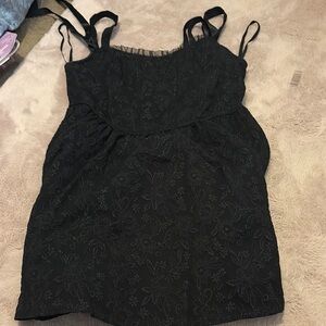 Trixxi Black Sleeveless Mini Dress Camisole